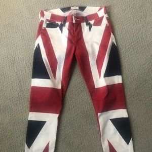 hudson cropped jeans, england